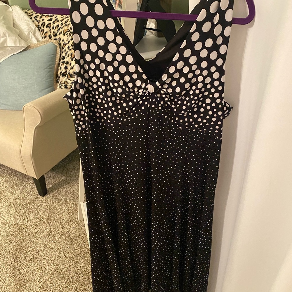 Black and white dress